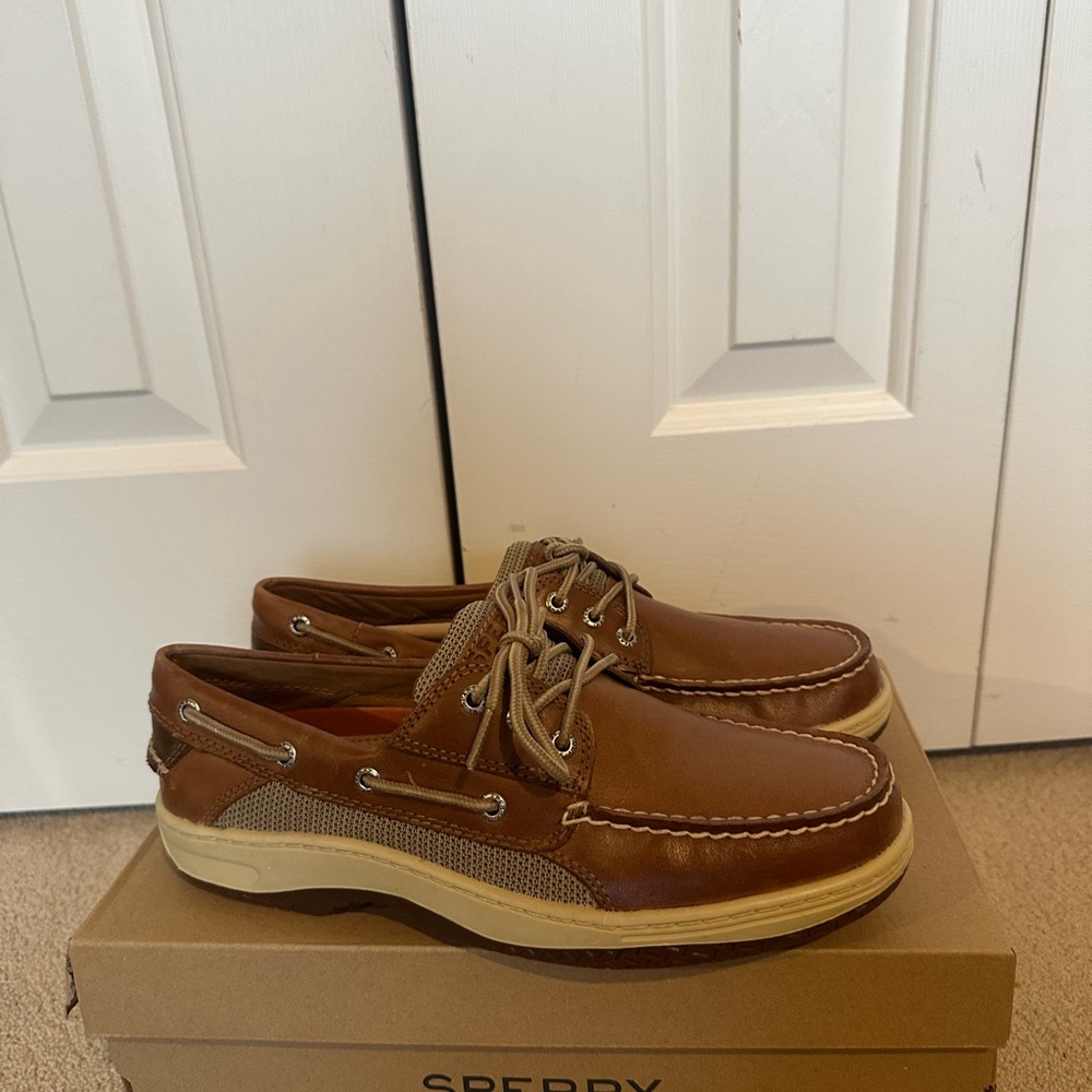 Sperry Men's Tan and Brown Boat Shoes